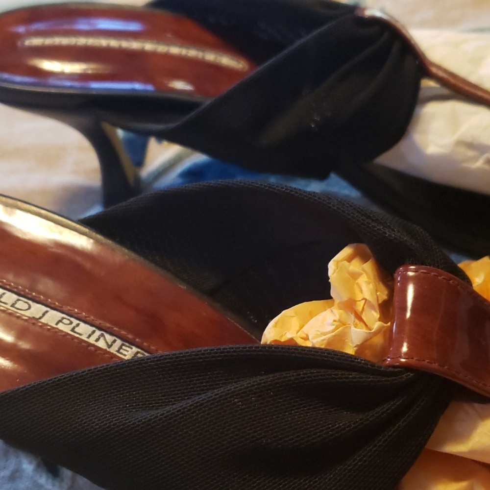 Donald Jpliner Black Mesh Elastic - image 4